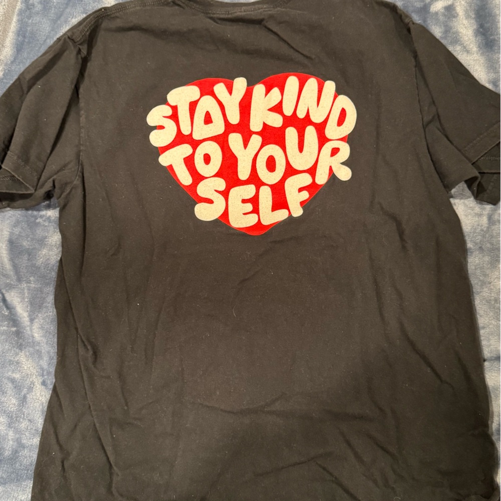 Stay Kind Black Graphic T